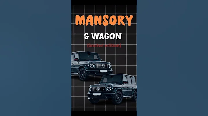 Mansory Beast in a row?👿#car #gwagon #mansory #shorts #ytshorts