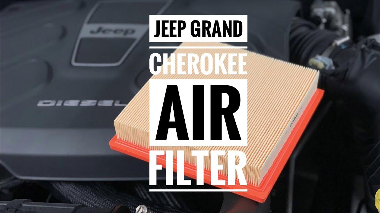 How To Change the Air Filter On A Jeep Grand Cherokee WK2 Diesel YouTube
