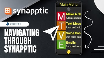 How to use the Synapptic menus