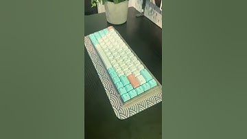 Loving this combo recently #keyboard #mechanicalkeyboard #aesthetic #keycaps #shorts #desksetup