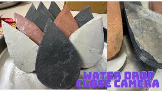 High quality cleaning video of new shape water drop scraping