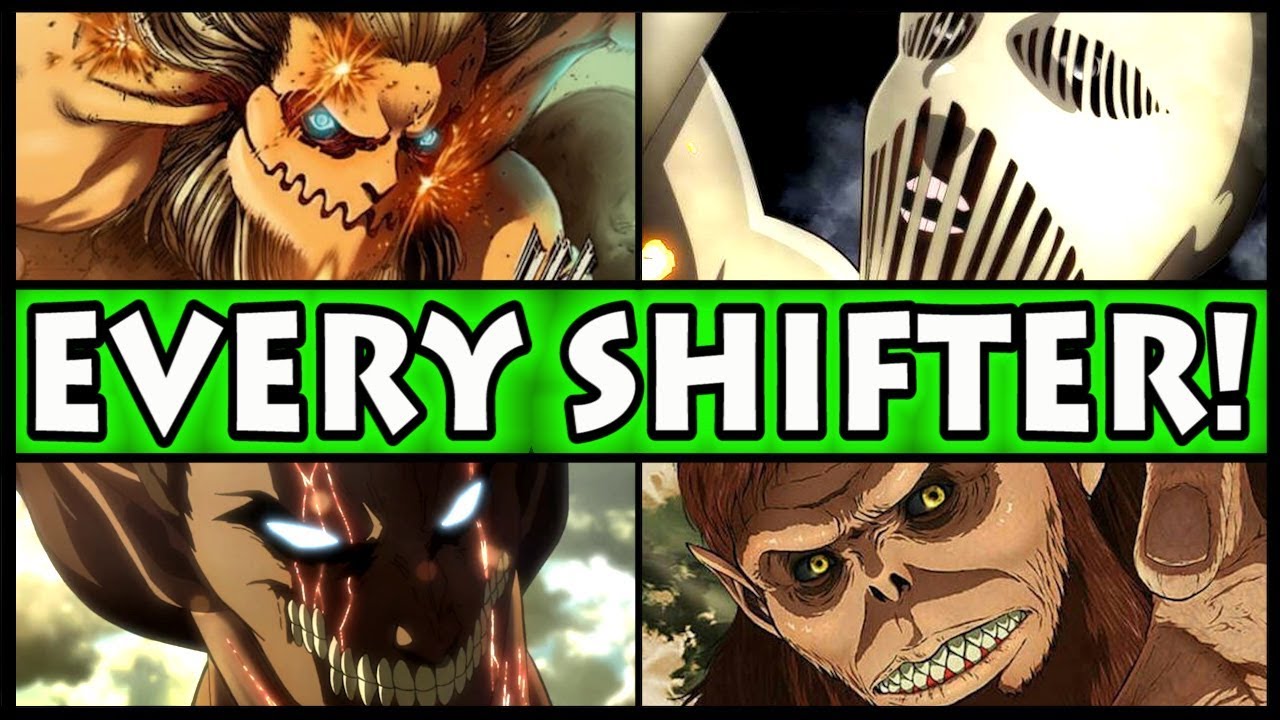 Attack on Titan Characters: All 7 Titan Shifters 