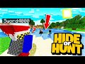 watching Minecraft Players ENTER a SECRET WATER Base! (Hide Or Hunt #2)