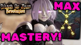 AOT Revolution BEST TITAN MASTERY FARM METHOD! (MAX STATS!)