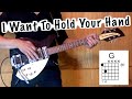 I want to hold your hand  rickenbacker 325 cover  isolated guitar