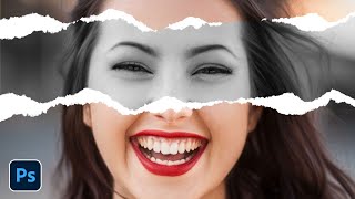 Paper Cutout Effect in Photoshop Tutorial for beginners
