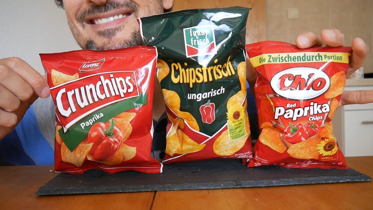 ASMR Deutsch Der große PaprikaChipsVergleich Crunchips, Chipsfrisch, Chio Chips YouTube