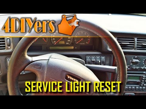 DIY: How to Reset Volvo S70 V70 C70 Service Light