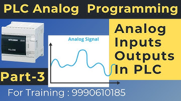 PLC Training Course -Analog Programming | Analog Inputs and Outputs in PLC| PLC Analog Input Wiring