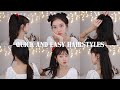 QUICK AND EASY HAIRSTYLES | KPOP Inspired Korean Hair Styles with $2 Bangs