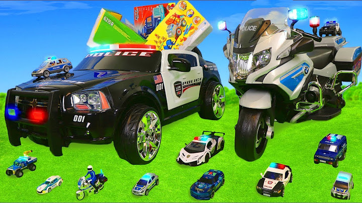 Police Cars and Bikes for Kids