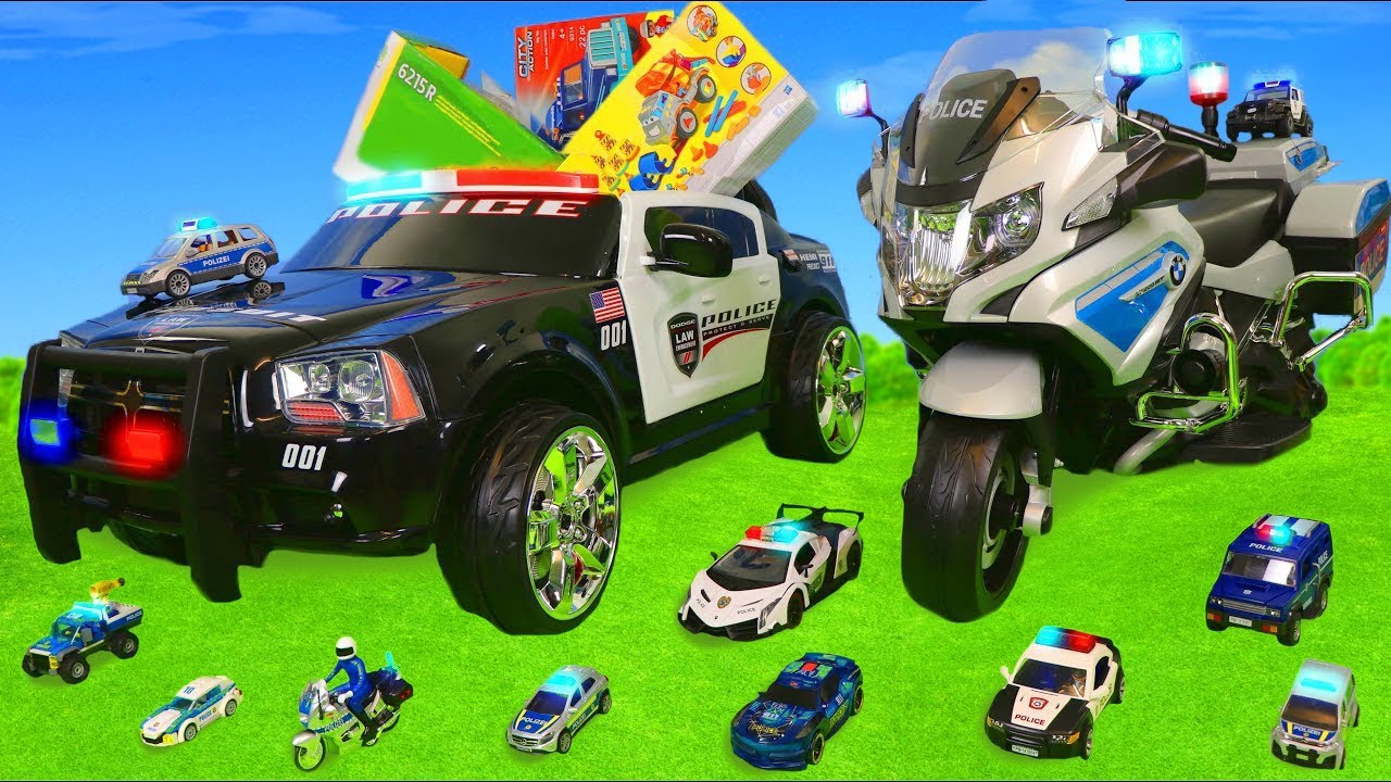 Police Cars and Bikes for Kids 