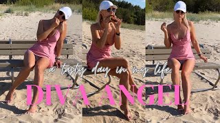 Another tasty burger and I’m ready to go | Diva Angel | Beach Burger