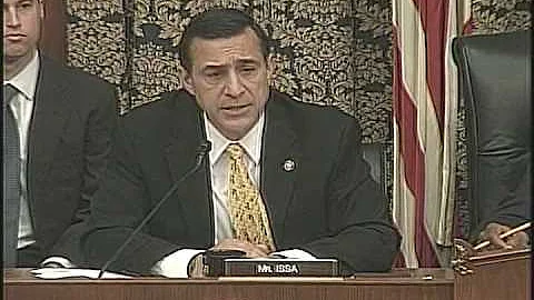 Ranking Member Issa Questions Devaney on Phony So-Called "Stimulus Jobs Saved/Created"