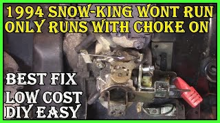 Engine Only Runs With Choke On - Lets Just  Replace The Carb With A Better One