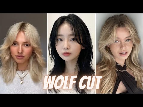 This is your sign to get a WOLF CUT  💇🏻 TikTok Trend Compilation I Mullet Shag Hair Transformation