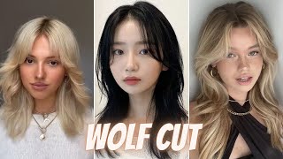This is your sign to get a WOLF CUT  💇🏻 TikTok Trend Compilation I Mullet Shag Hair Transformation screenshot 1