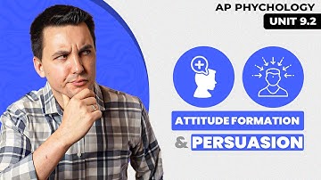 Attitude Formation & Change (AP Psychology Unit 9 Topic 2 Review)