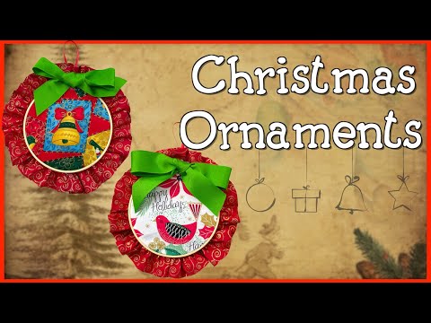 Hanging Christmas Ornament | The Sewing Room Channel