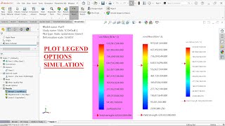 SolidWorks Simulation Plot Legend Options