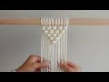 DIY Macrame Tutorial How To Start Your Work - "V" Pattern Using Berry Knots!