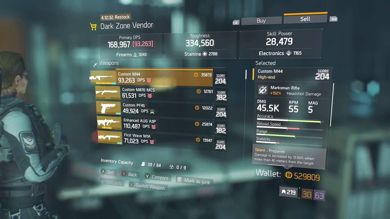 The Division Gear Set/High End Seal Cache Opening