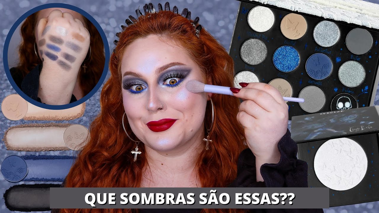 testei a coleção de Halloween Corpse Bride da Sheglam