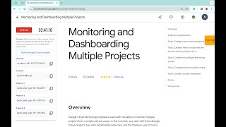 Monitoring and Dashboarding Multiple Projects || #qwiklabs || #coursera  ||  [With Explanation🗣️]