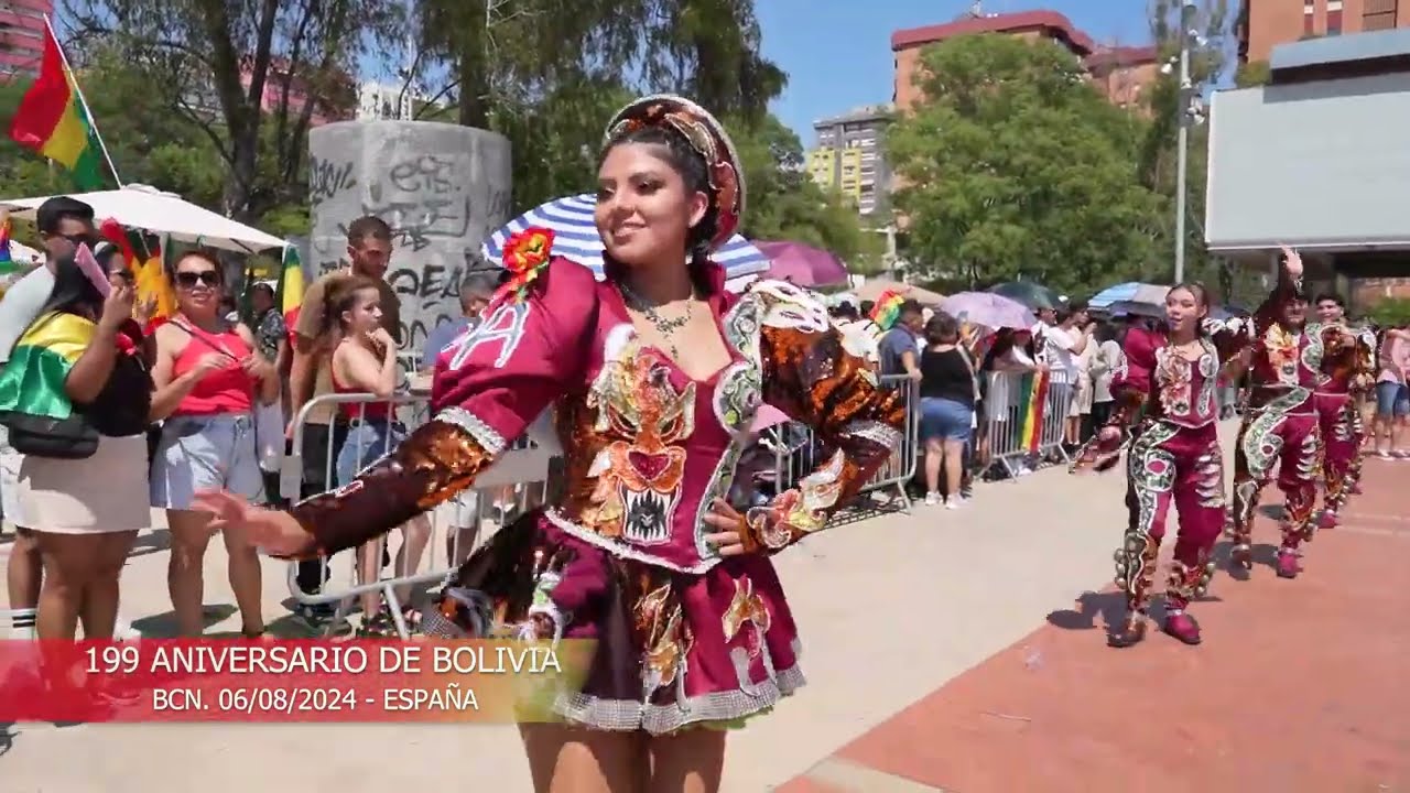 SEGUNDA PARTE: HOMENAJE AL 199 ANIVERSARIO DE BOLIVIA. Barcelona, 06/08/2024 - España.