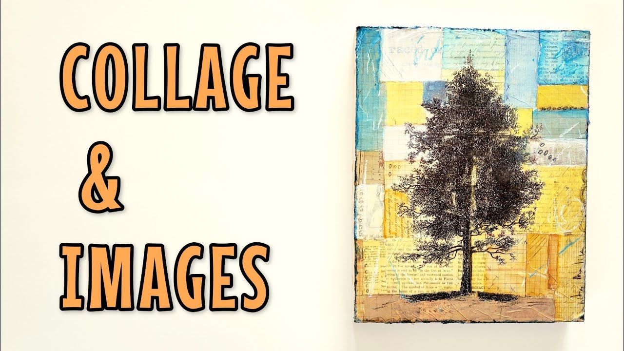 Коллаж в смешанной технике и перенос фотографий