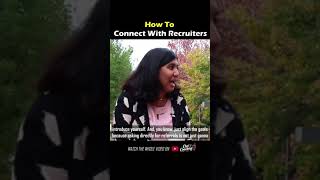 How To Connect With Recruiters