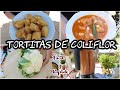 TORTITAS DE COLIFLOR EN SALSA DE JITOMATE | RECETA FACIL Y RAPIDO 🍅🥬