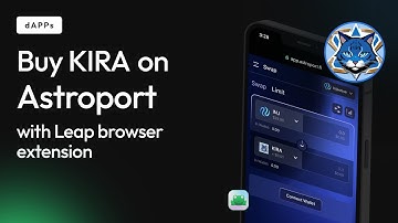 Buy KIRA on Astroport using Leap Wallet Browser Extension
