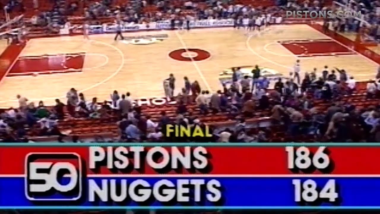 ON THIS DAY December 13, 1983 Detroit Pistons 186 Denver Nuggets 184