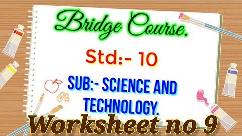 Bridge Course Class 10th Science Day 9 || Bridge Course Class 10th Science 1 || Setu Abhyas