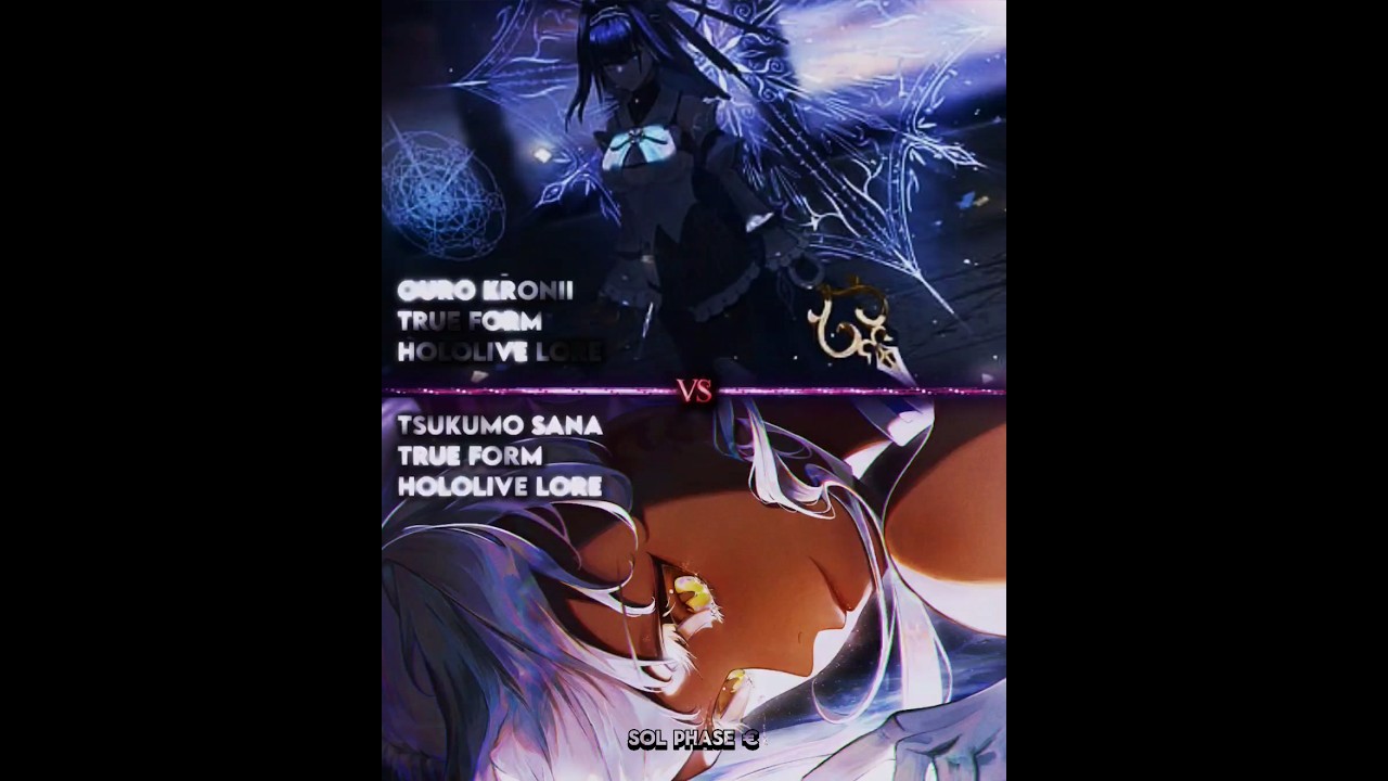 |Hololive Lore| Kronii vs Sana #1v1 #edit #whoisstronger #whoisstrongest #shorts