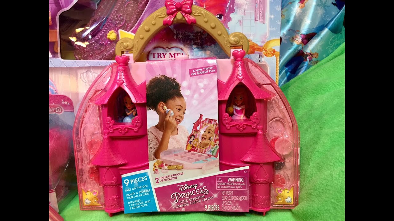 New Disney Princess Little Kingdom Cosmetic Castle Vanity With New Disney Princess Little Kingdom Cosmetic Castle Vanity With Cinderella Aurora