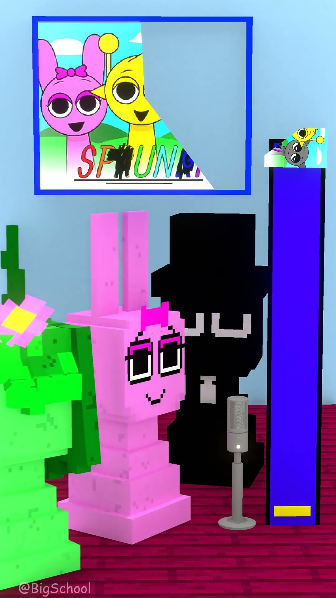 Challenge matching picture with Team Sprunki! ?