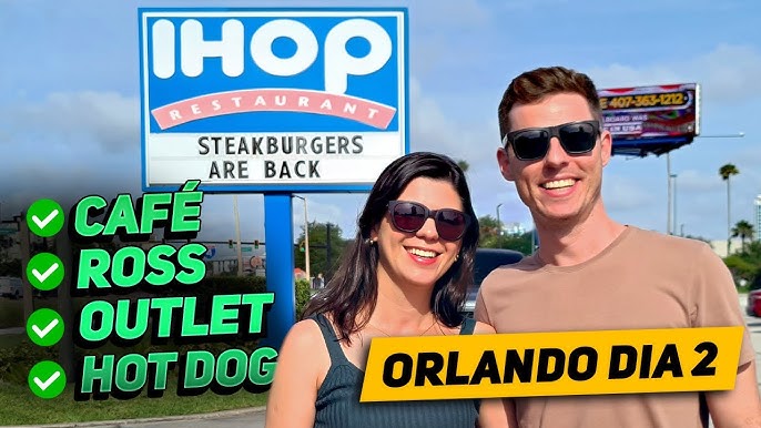 RESTAURANTE DE CAFÉ DA MANHÃ MUITO BARATO EM ORLANDO - IHOP VALE A PENA? 