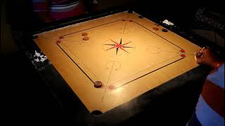 Professional Carrom Game Playing with student with Arun Deshpande - Carromlearning.com