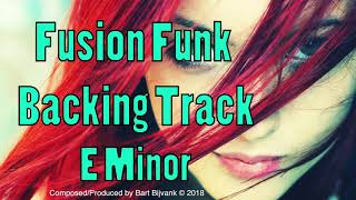 Vignette de la vidéo "Fusion Funk Backing Track E Minor - Simple Groovy Smooth Track in E minor"