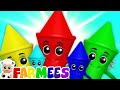 Crayones colores cancion | Musica de niños | Dibujos animados | Farmees Español | Videos educativos