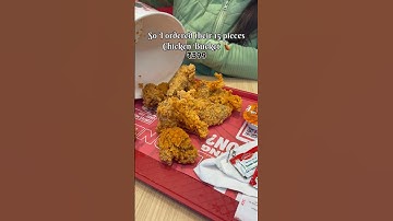 #ad KFC 15 Piece Chicken Bucket 🍗 Use Code - FRY674 & get ₹100 off🎉 #kfc #kfcchicken #offer