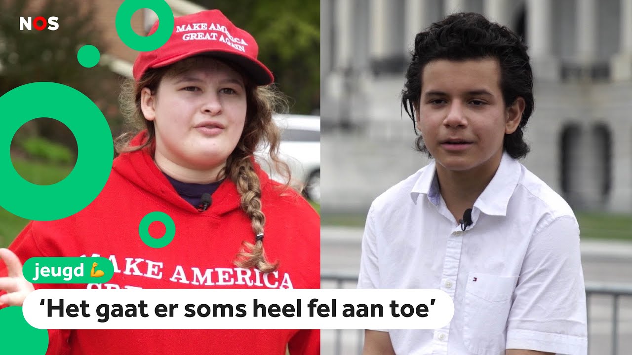 Millie maakt reclame voor Trump, Mauricio voor Biden