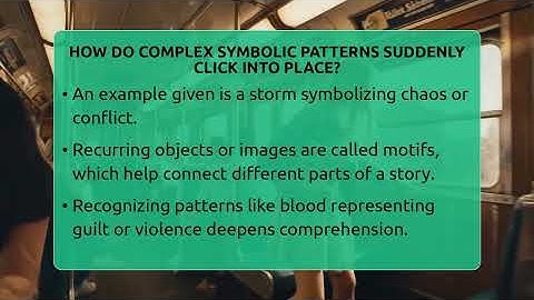 How Do Complex Symbolic Patterns Suddenly Click Into Place? - The Prose Path