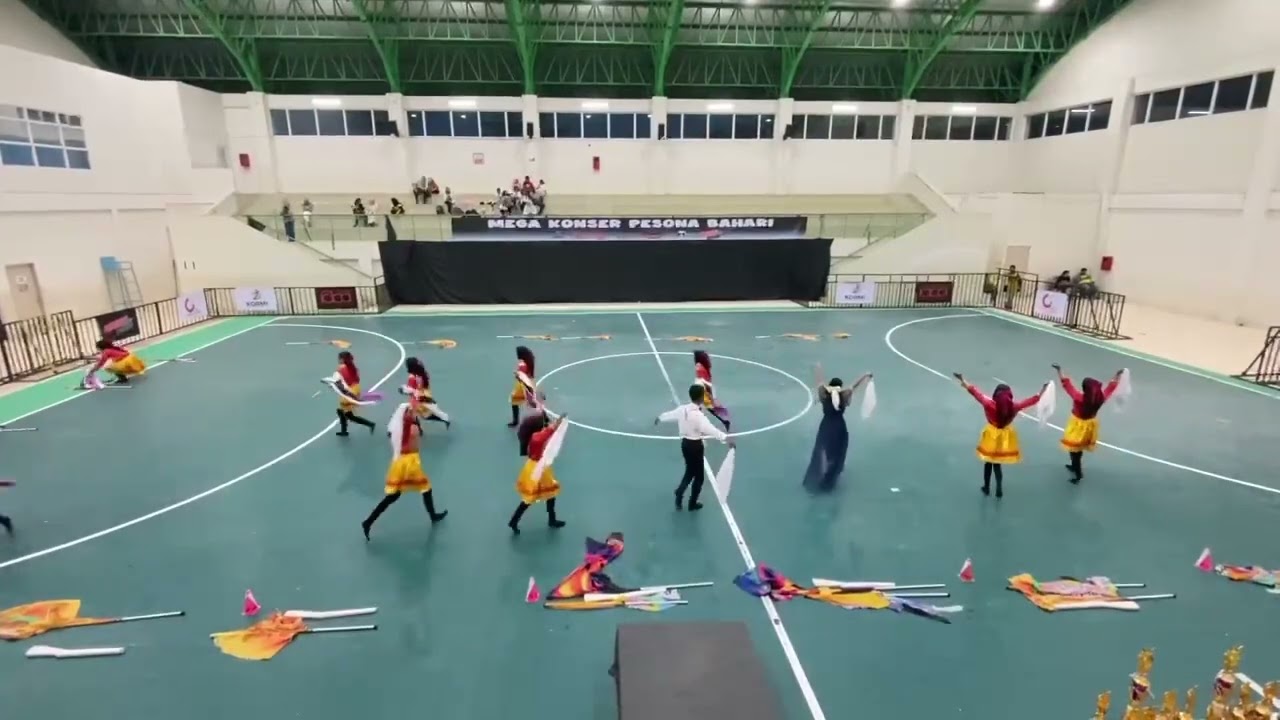 Flag Ensemble - SMAN 1 Tanjung Bintang [Mega Konser Pesona Bahari 4]