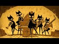 Jazzy Black Cats & Deep Bass Groove Meow