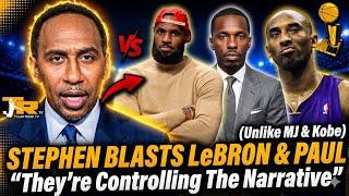 Stephen A Drops BOMBSHELL on LeBron & Rich Paul  “Jordan & Kobe Wouldn't Be Like You & KLUTCH Sports