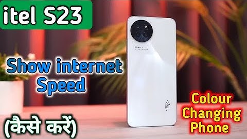 Itel S23 Network Speed Setting, Itel S23 Daily Data Usage Settings, Itel S23 Net Speed, Itel