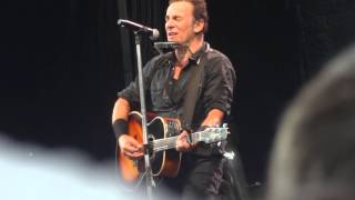Thunder Road (solo acoustic) - Bruce Springsteen, Gijón 2013